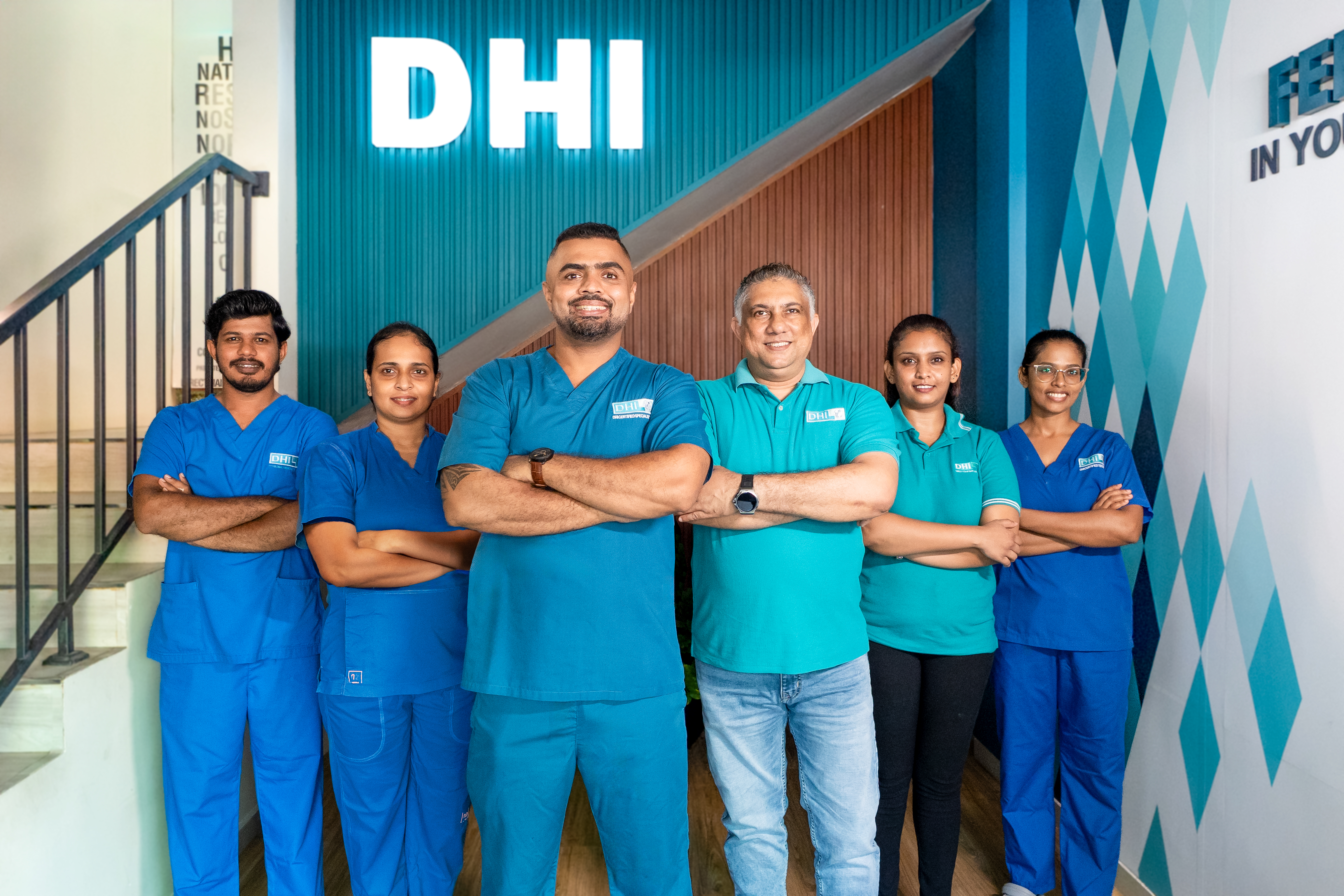 DHI Colombo surgical and support team